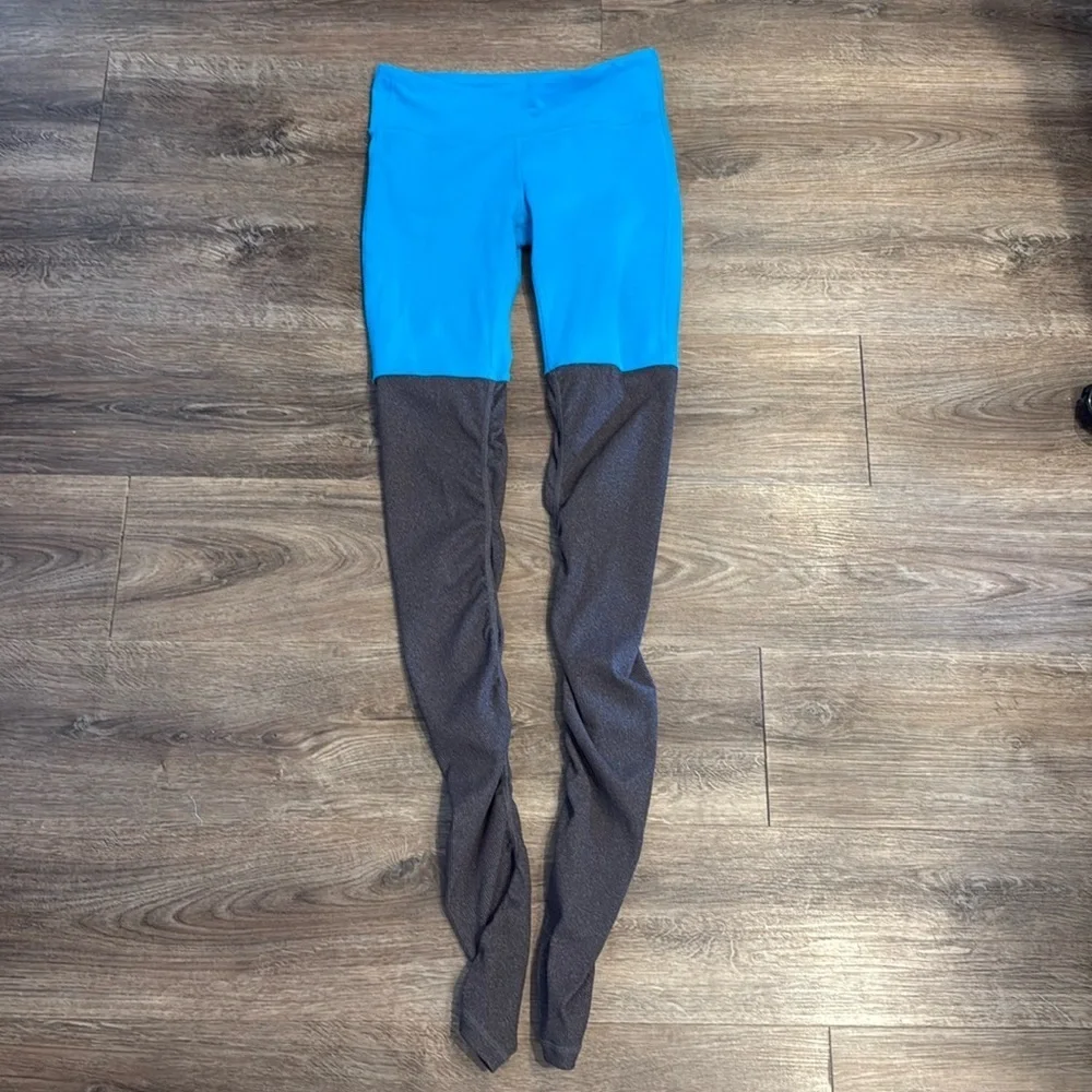 ALO Yoga High Waist Goddess Legging Blue Gray Size Small